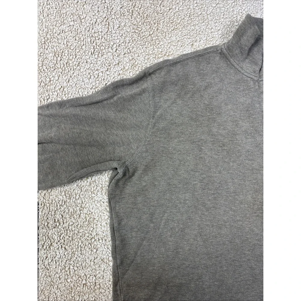 Polo Ralph Lauren Mens Quarter-zip Pullover Brown Sweater XL 100% Cotton 1/4 Zip